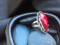 Red Coffin Ring