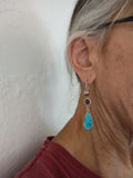 Amythest & Turquoise Earrings