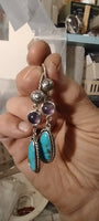 Amythest & Turquoise Earrings